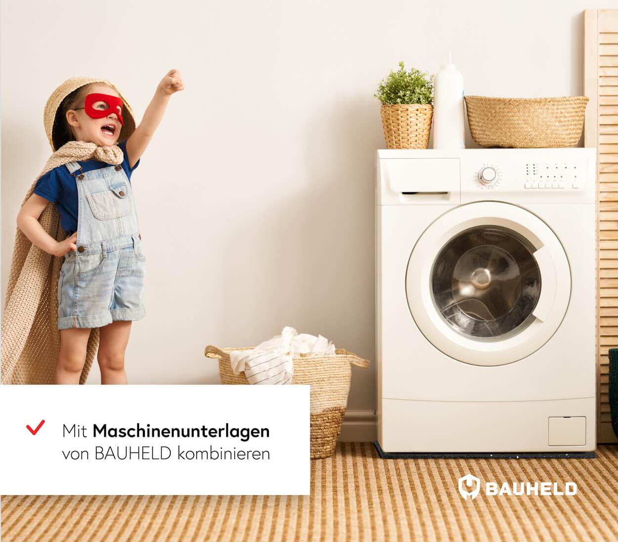 Waschmaschinenauflage 60 x 60 cm