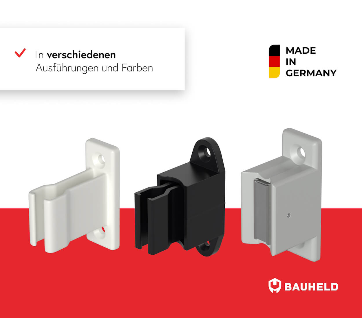 Kurbelhalter Verstellbar - Grau