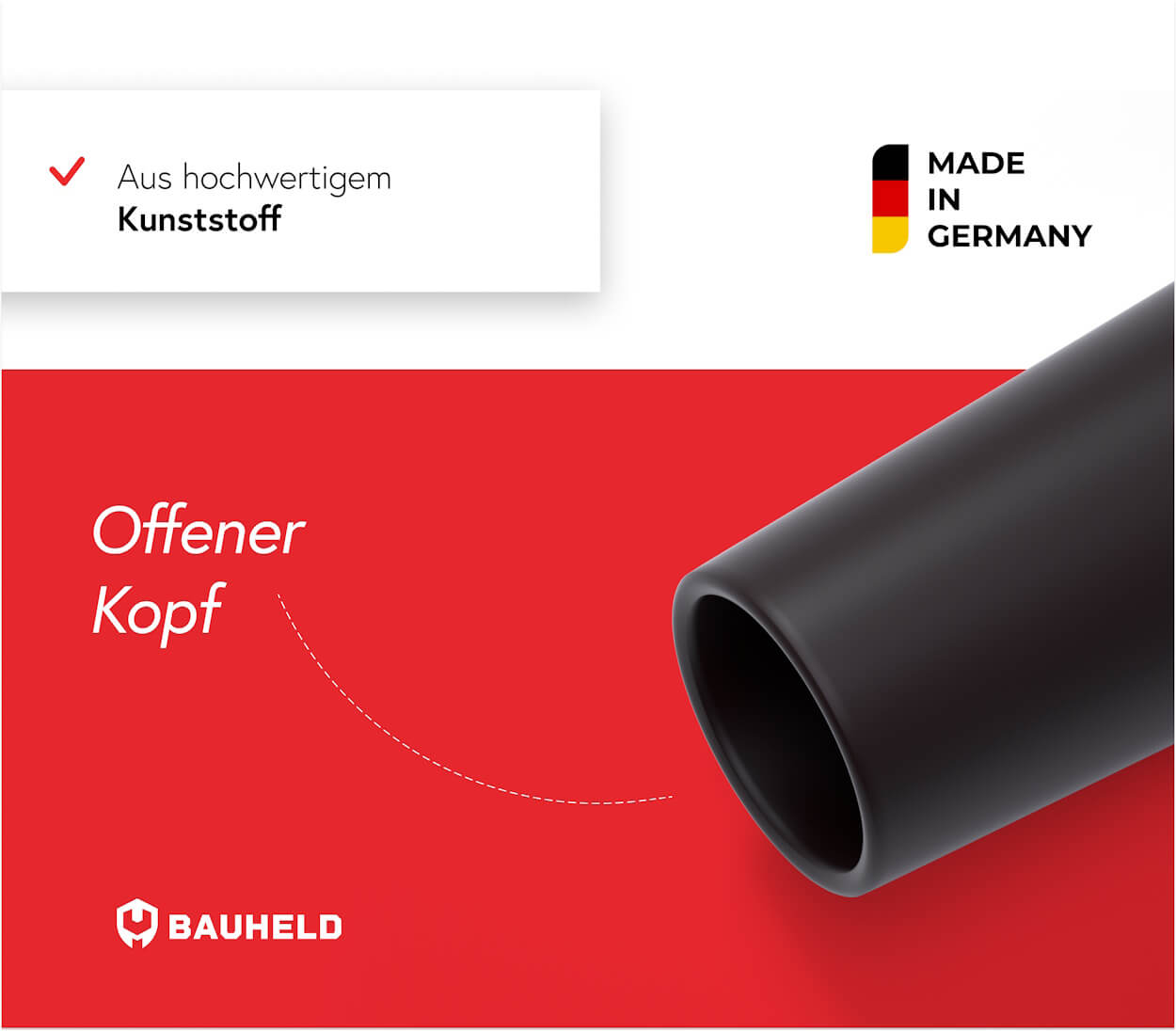 Rolladenstopper 27 mm - Braun