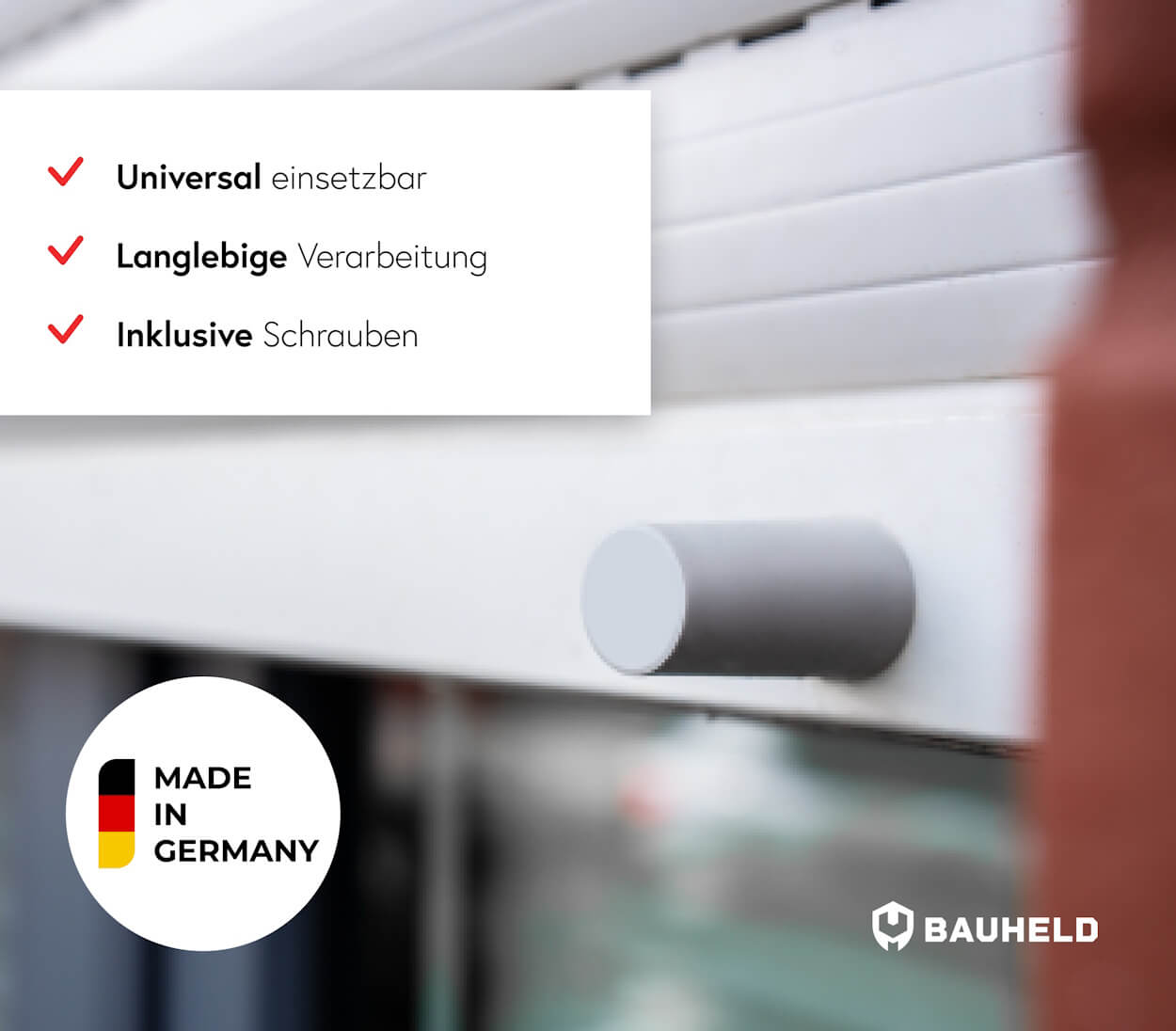 Rolladenstopper Geschlossen 40 mm - Weiß