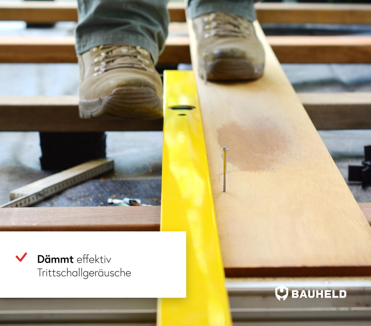 Terrassenpads 90 x 90 x 10 mm - 30 Stück