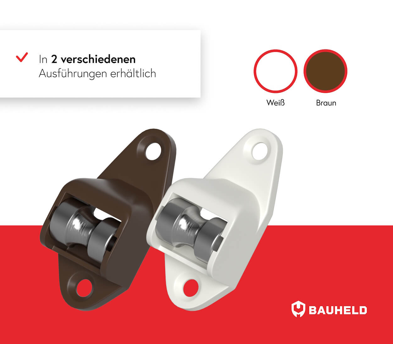 Schnurführung für Rolladen - Stahlrolle - Weiß