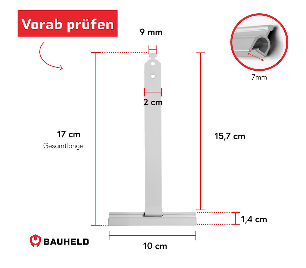 Rolladen Aufhängefeder Mini - 170 mm - 24 Stück