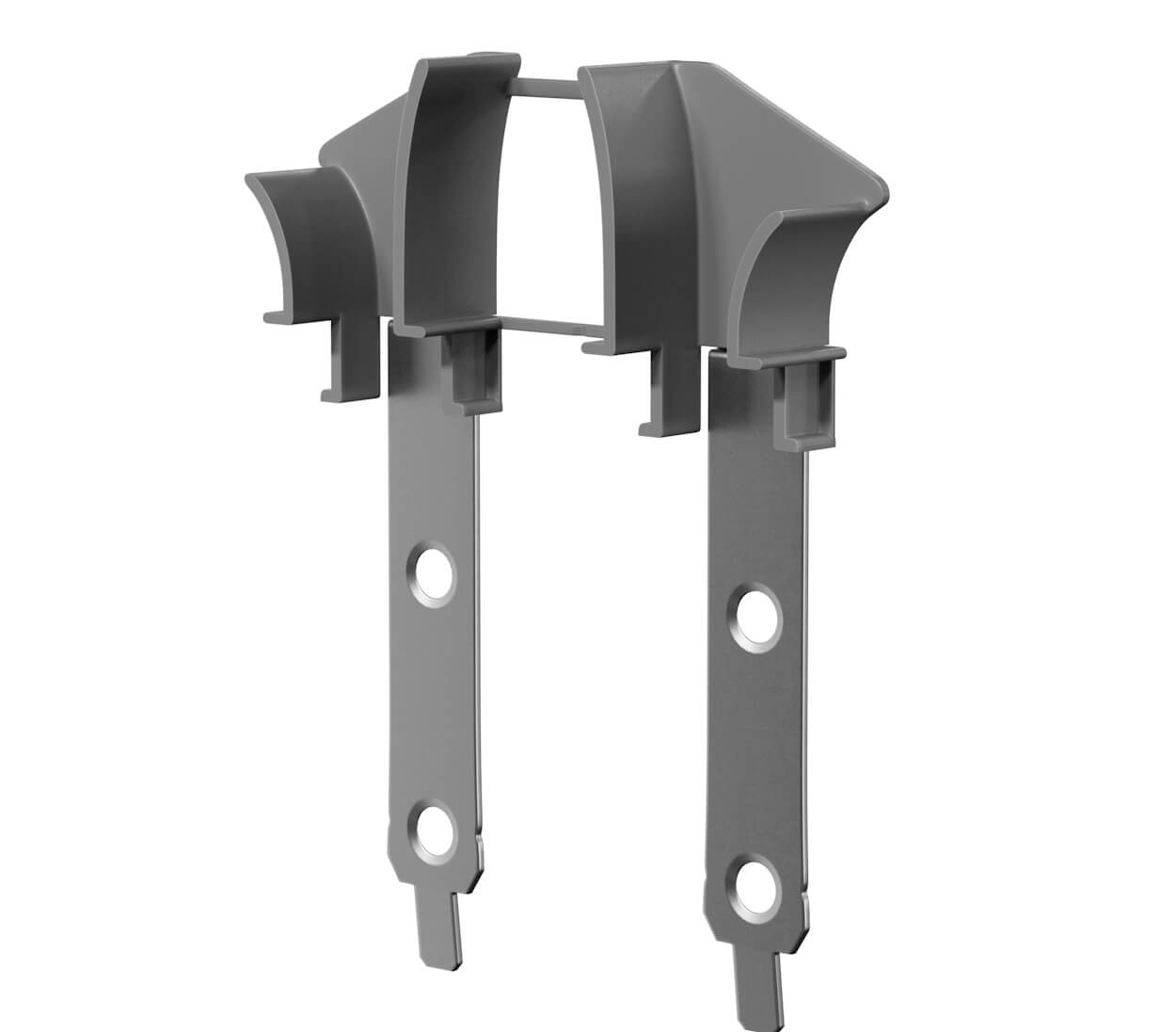 Einlauftrichter Rolladen 17mm Grau