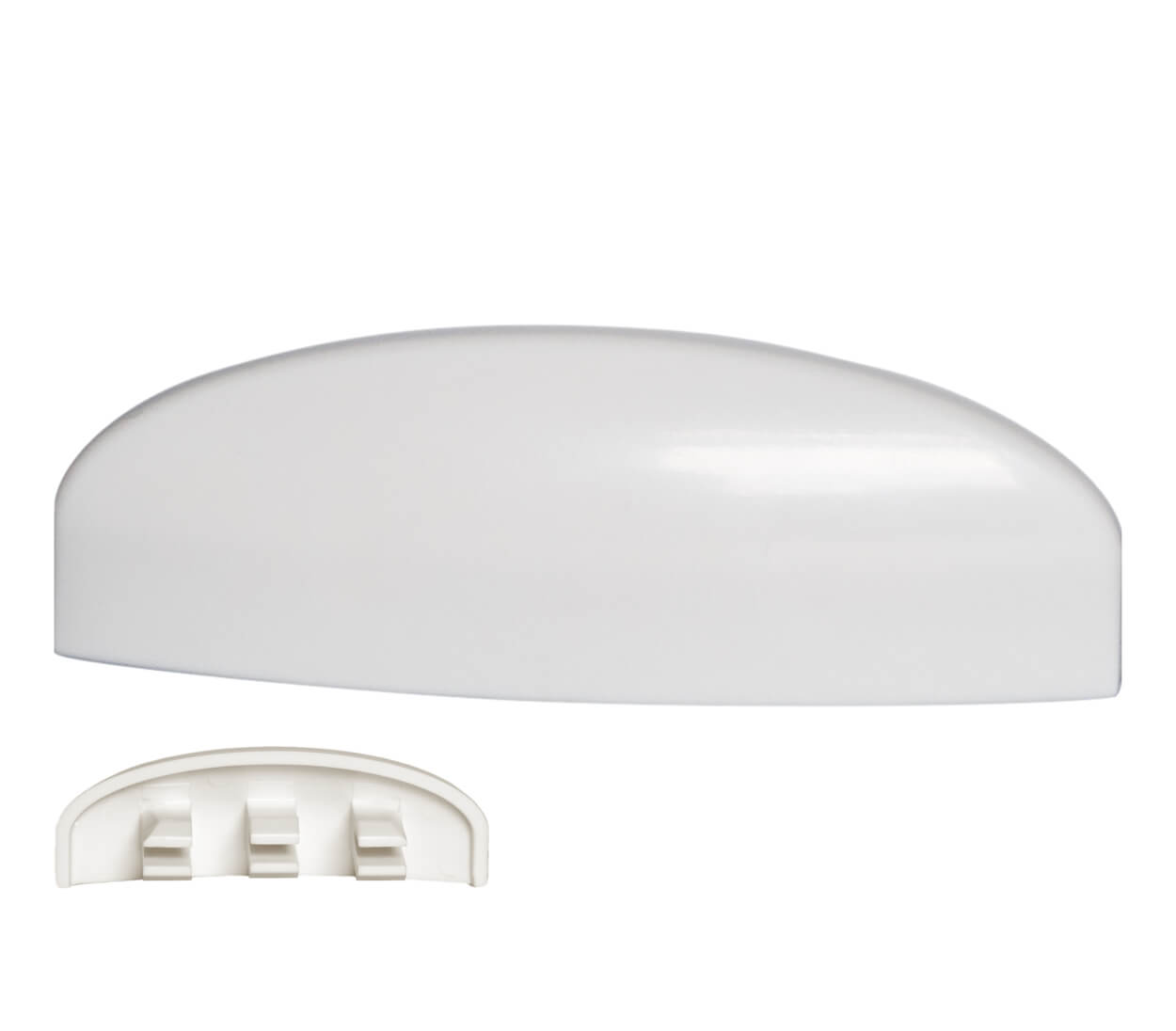 Wasserschlitzkappen 30-35mm RAL9003