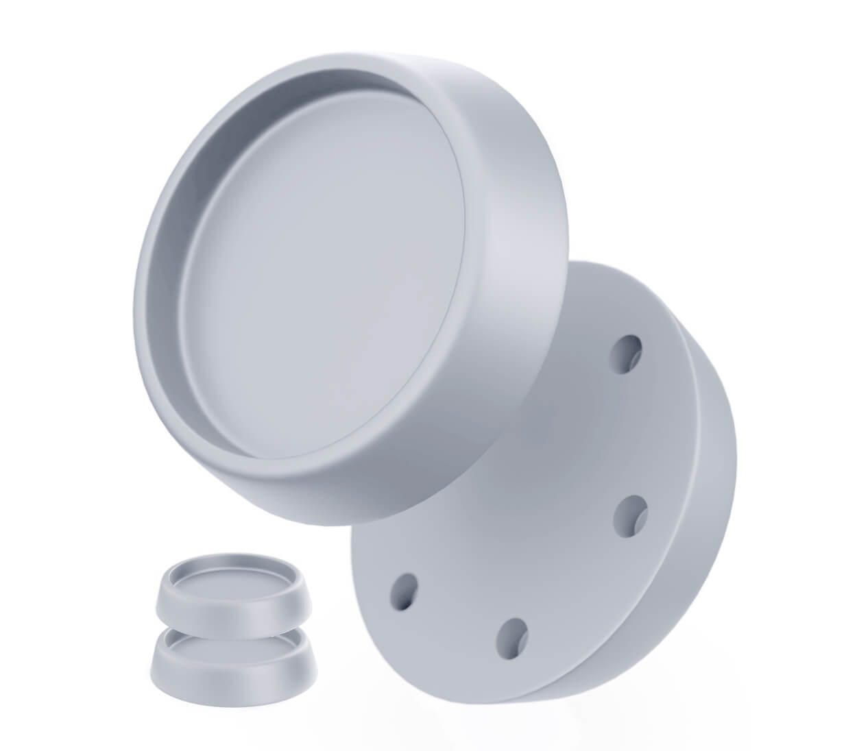 Schwingungsdämpfer Waschmaschine Hellgrau