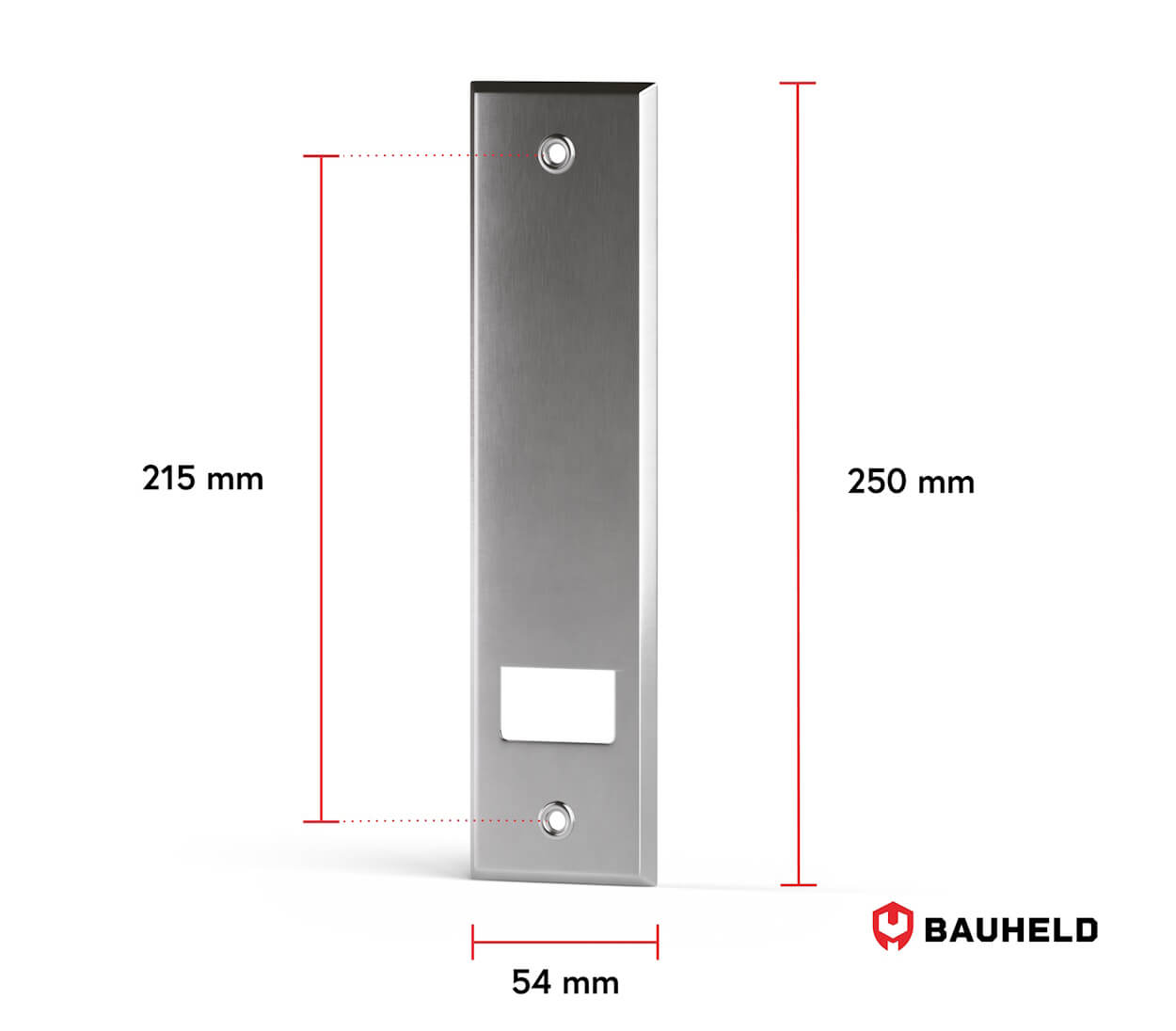 Gurtwickler Abdeckplatte Metall - Offen