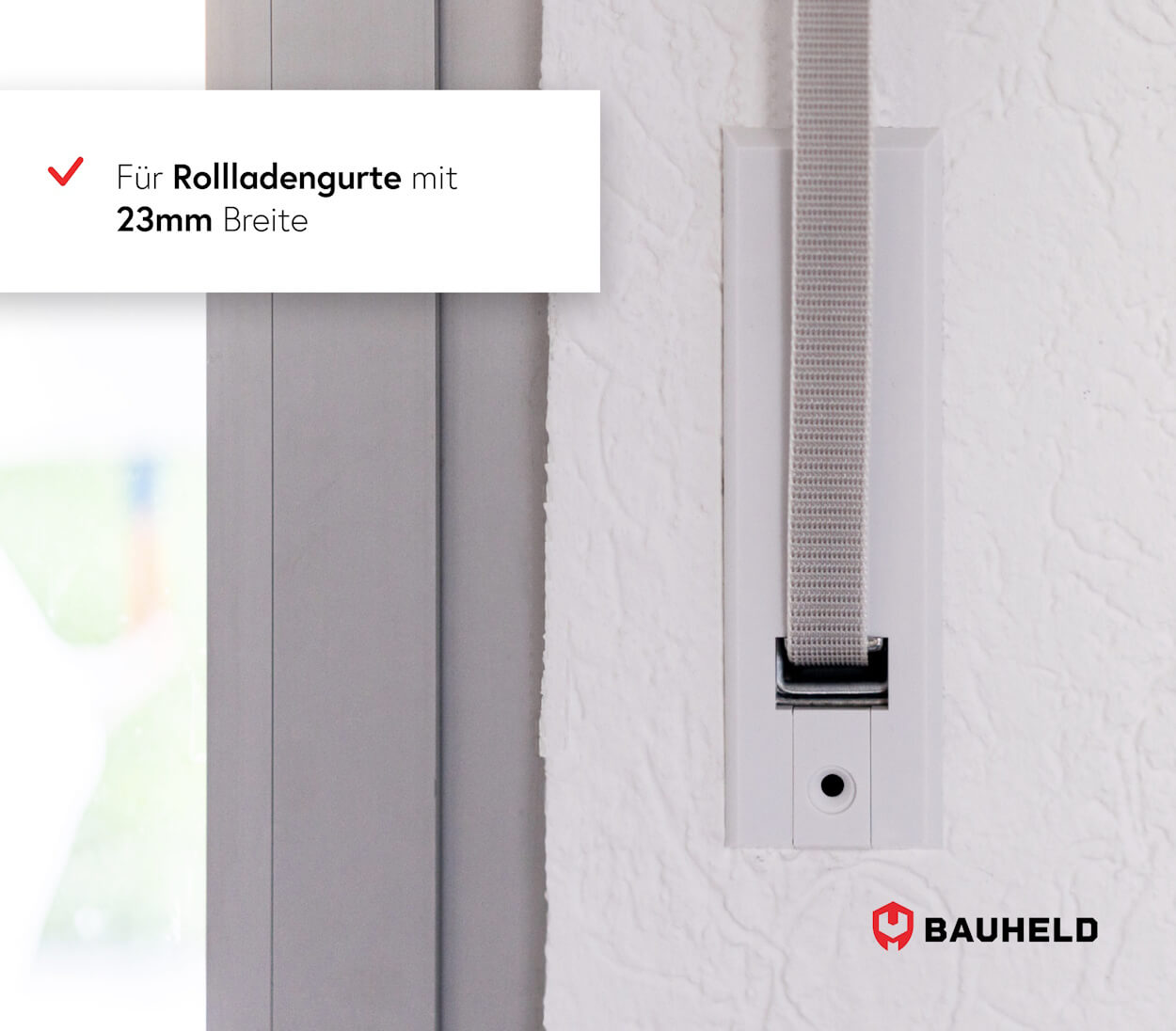 Gurtwickler Abdeckplatte ohne Gurtausbau