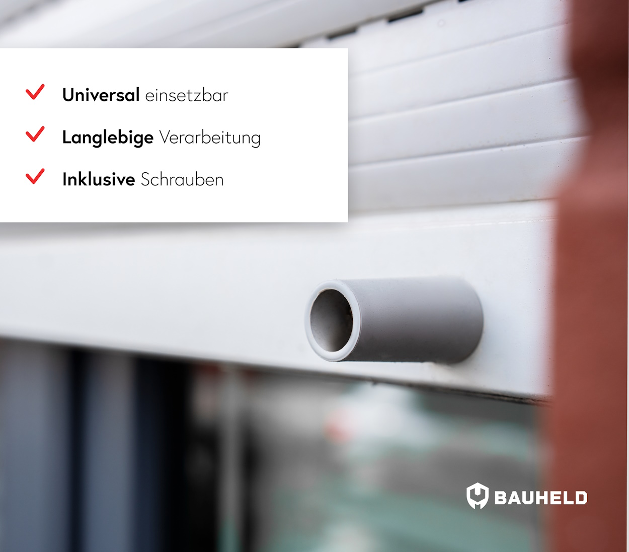 Rolladenstopper 40 mm - Weiß