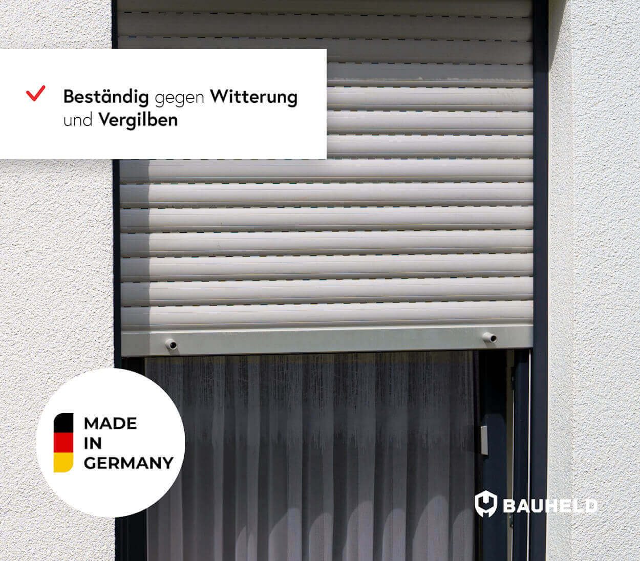 Rolladenstopper 40 mm - Weiß