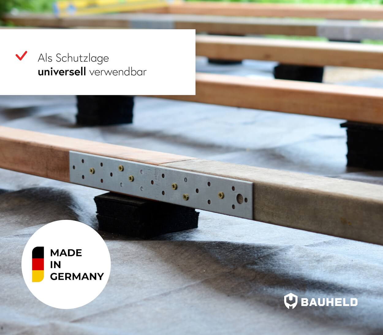 Terrassenpads 90 x 90 x 10 mm - 30 Stück