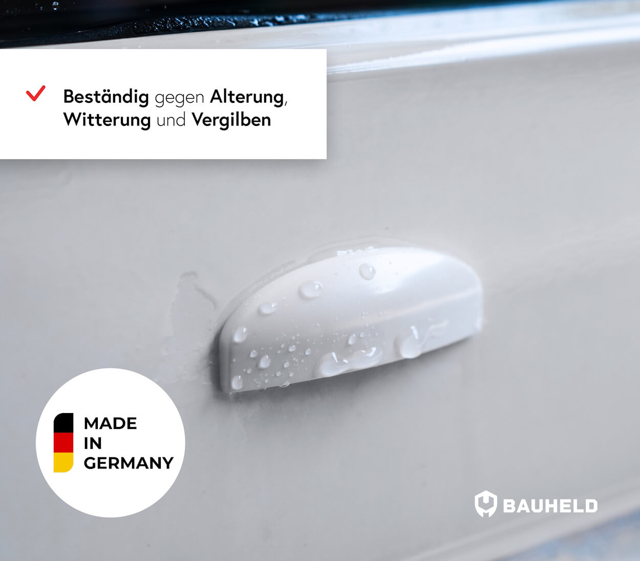 Fenster Wasserschlitzkappen 30 - 35 mm - RAL 9016