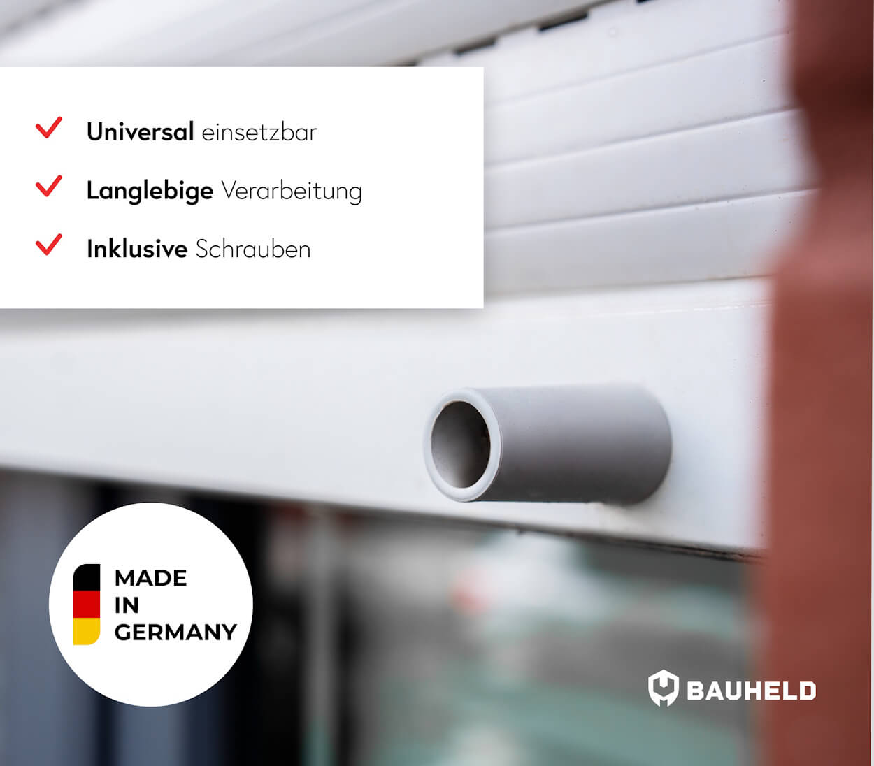 Rolladenstopper 27 mm - Grau