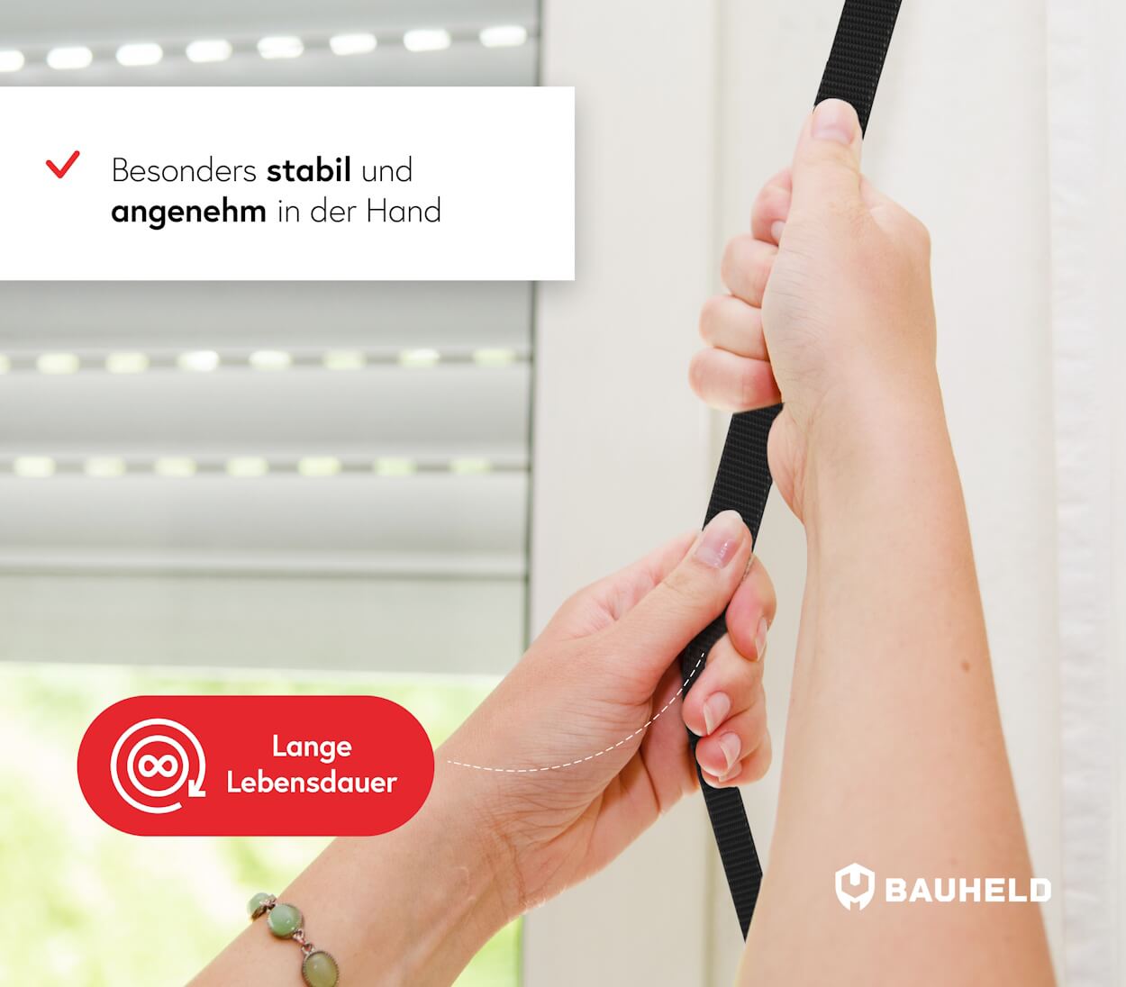 50m Rolladenband 23 mm - Schwarz