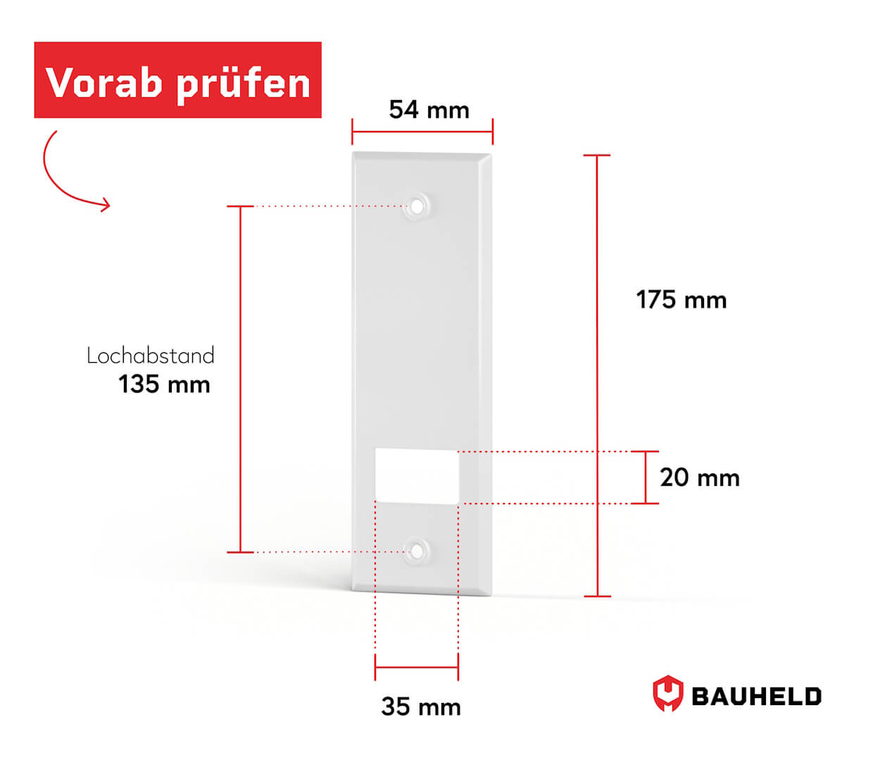 Gurtwickler Abdeckplatte Metall - Offen