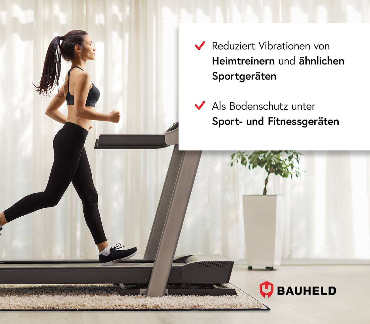 Antivibrationsmatte 60 x 60 cm