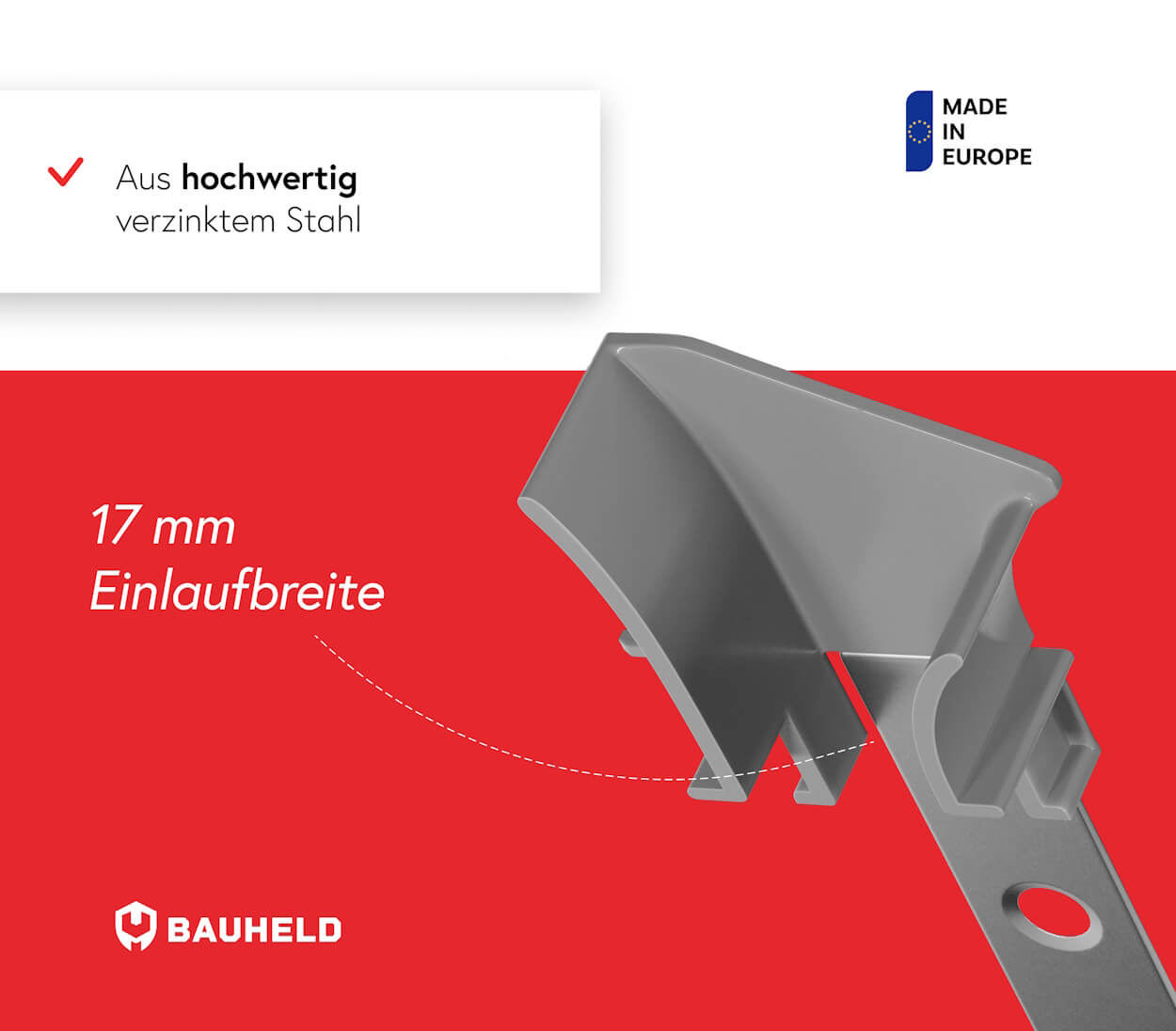 Rolladen Einlauftrichter 17 mm