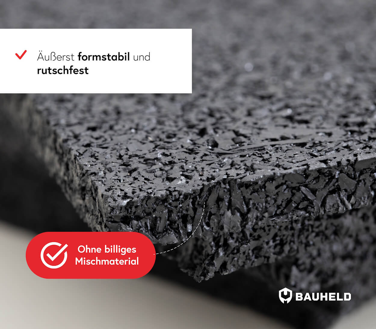 Terrassenpads 90 x 90 x 10 mm - 30 Stück