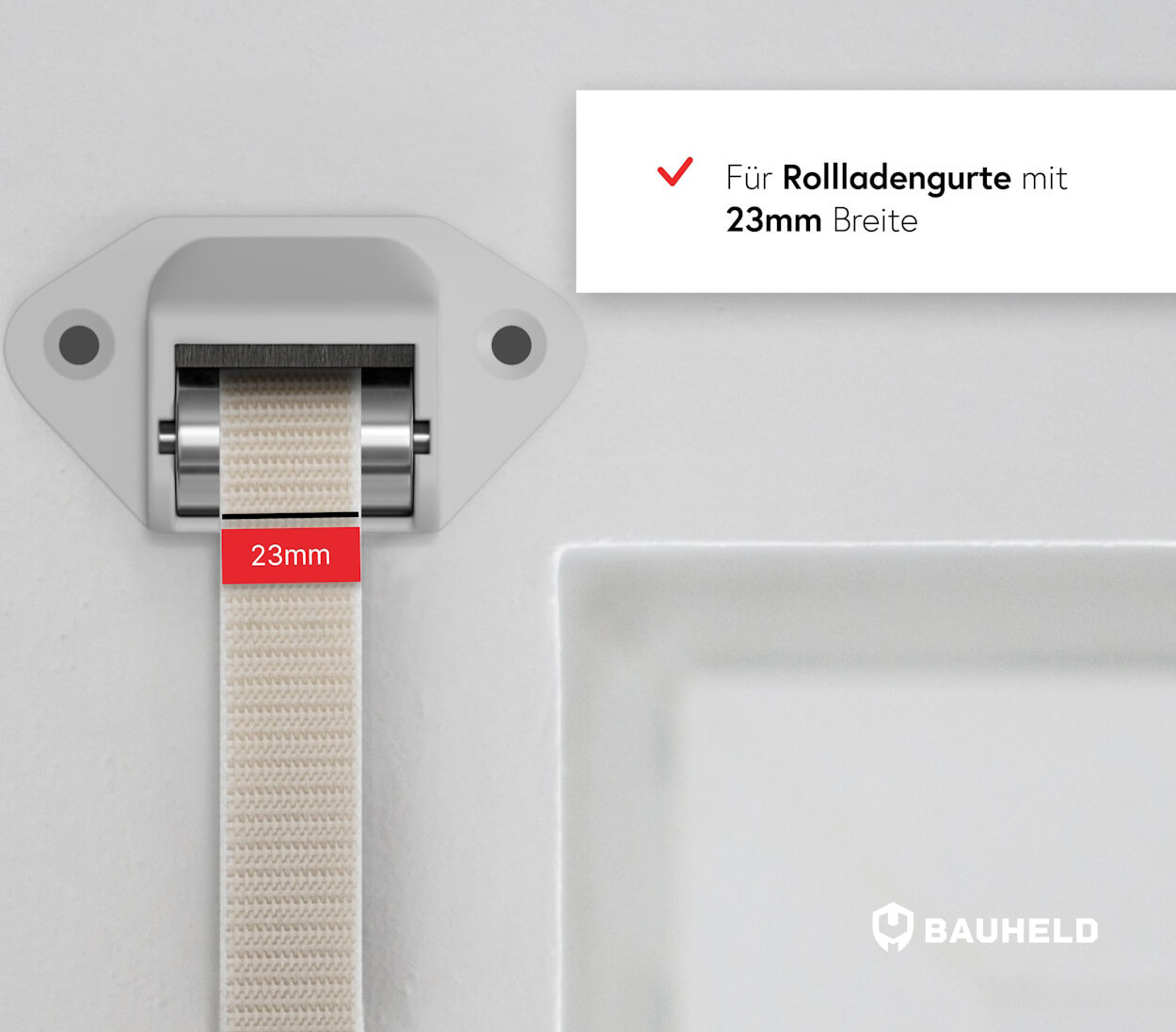 Gurtführung Rolladen - 23mm - Stahlrolle
