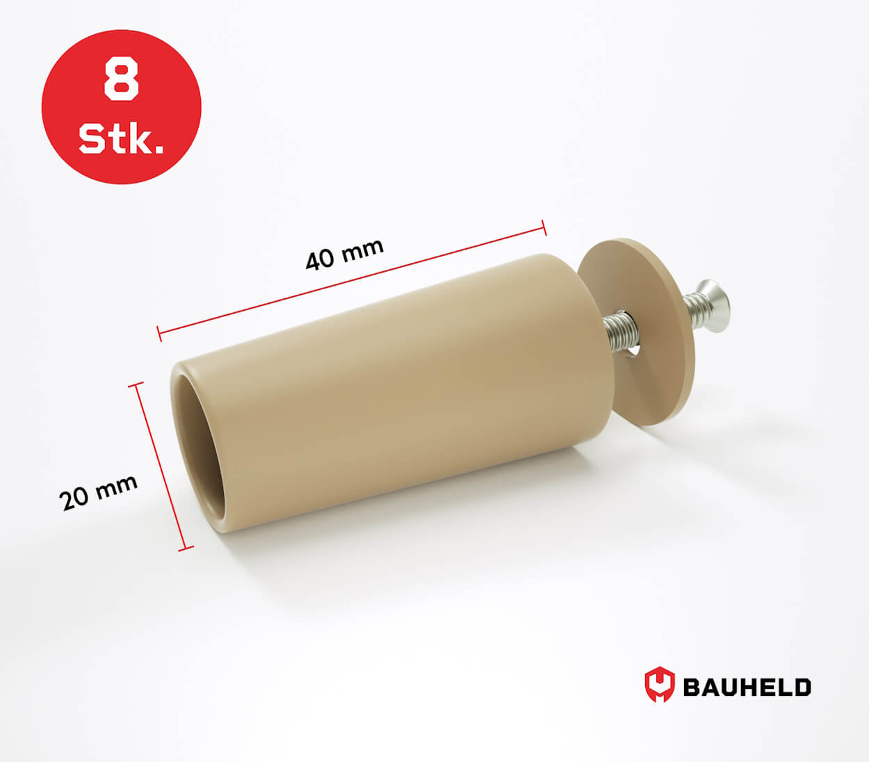 Rolladenstopper 40 mm - Beige