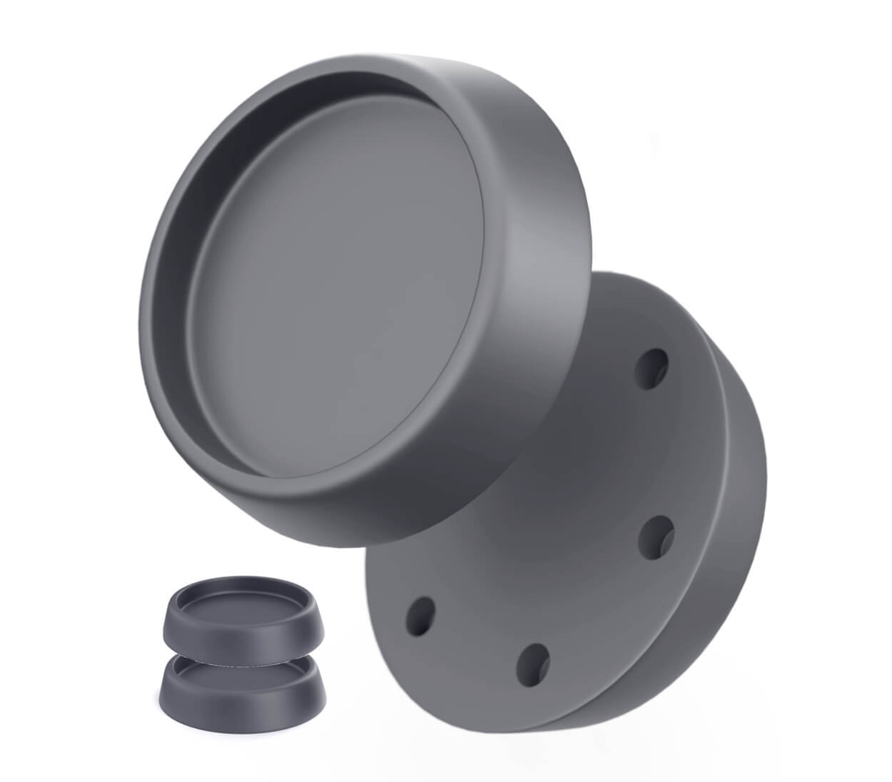 Schwingungsdämpfer Waschmaschine Dunkelgrau