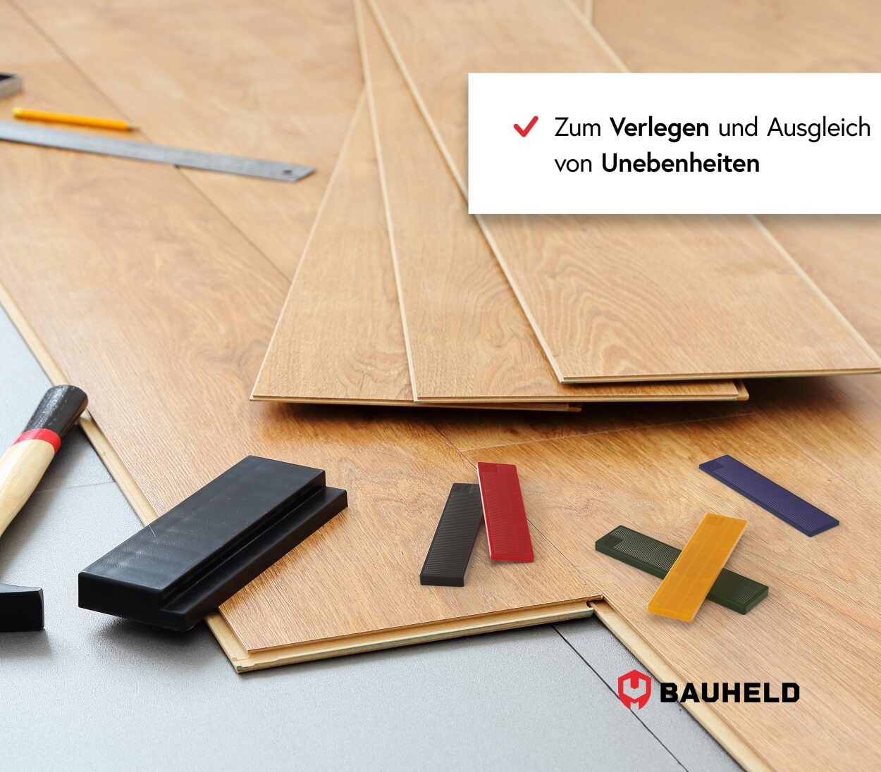 PP Verglasungsklötze Unterlegplättchen 100 x 30mm (50-tlg. Mix Set