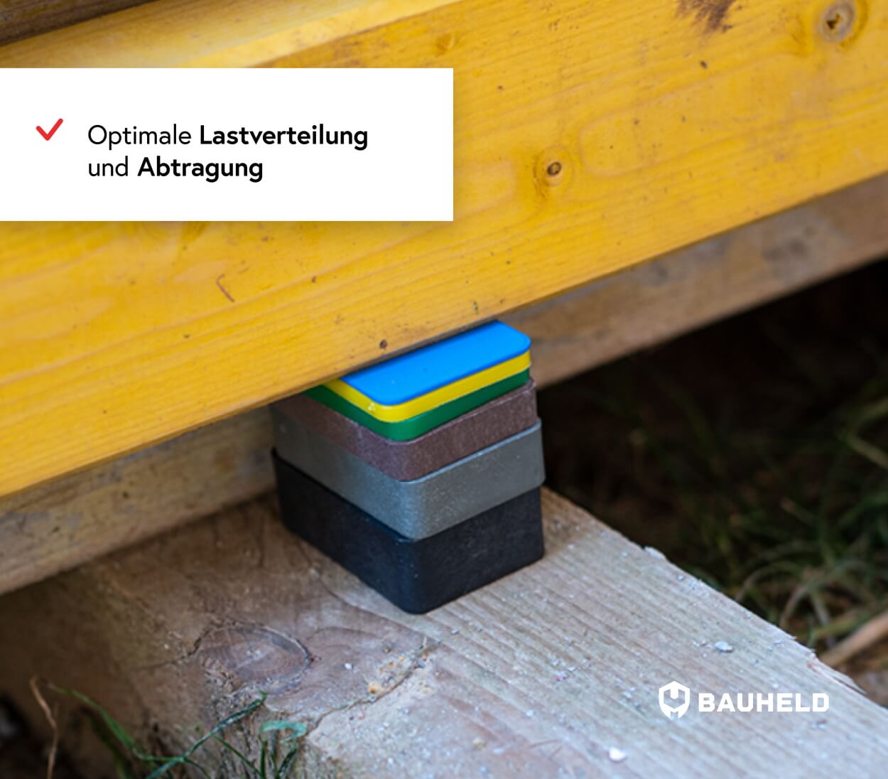 QUARKZMAN Unterlegplatten Set - 40 Stück Kunststoff Platten 60x40 Mm In 4 Höhen